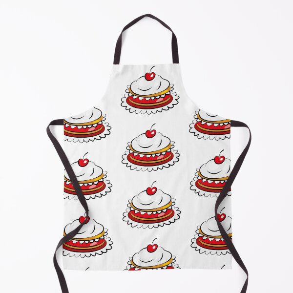 Item preview, sweet cake with cream and cherries designed and sold by Ekaterina  Biserova.