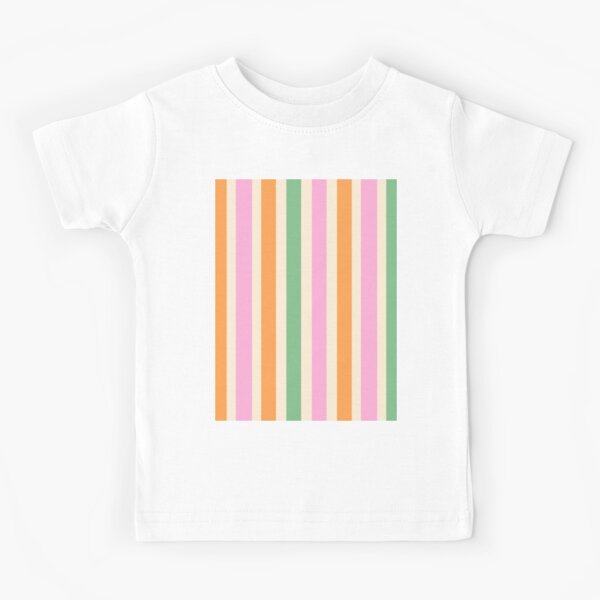 Pink and Orange Stripes Wide