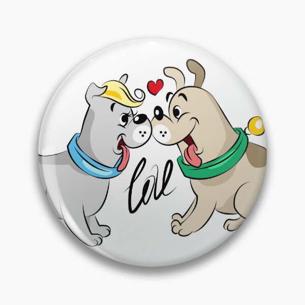 Item preview, dogs love Valentine's day designed and sold by Ekaterina  Biserova.