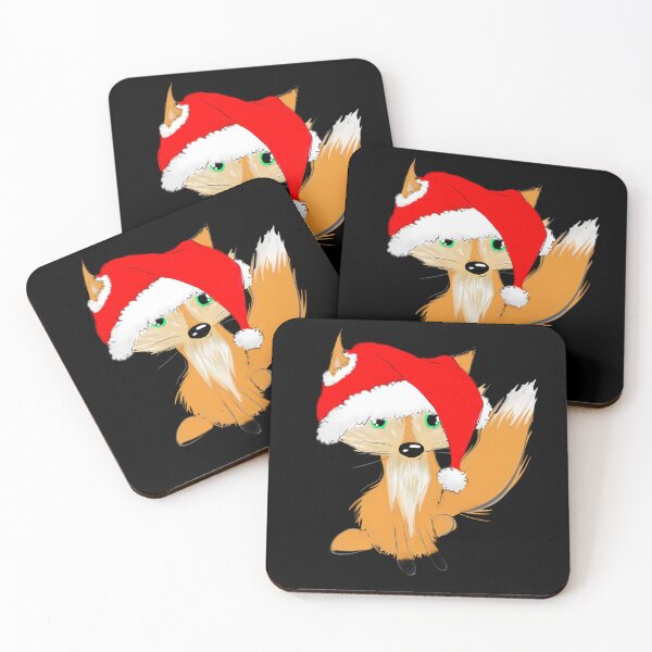 Item preview, Cute Christmas fox with santa hat designed and sold by AH74-17.