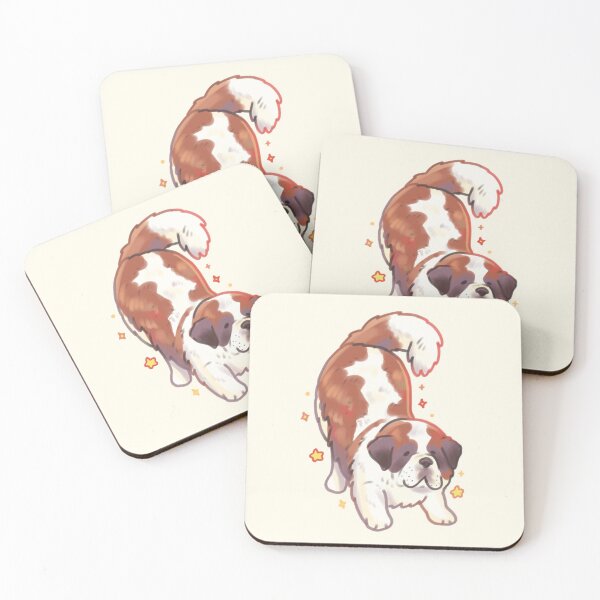 Item preview, Playful saint bernard  designed and sold by Mayarartsy.