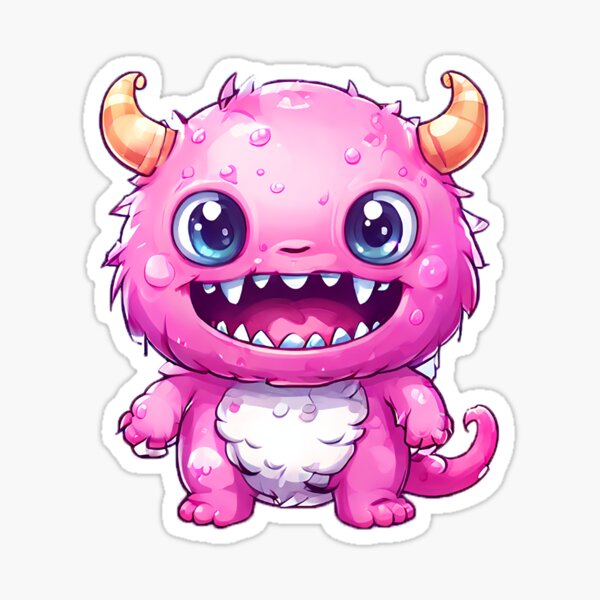 Item preview, Cute Little Monster Kawaii  designed and sold by Juana-.