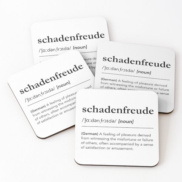 Item preview, Schadenfreude Meaning, Schadenfreude Definition, cynical german word designed and sold by lagunaklein.