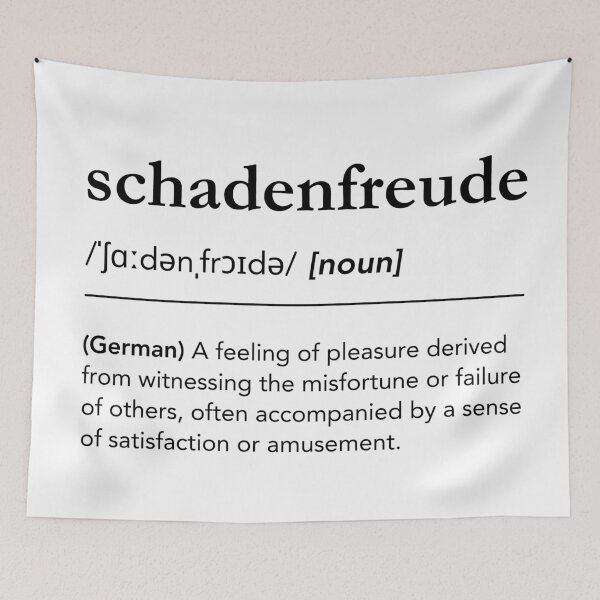 Item preview, Schadenfreude Meaning, Schadenfreude Definition, cynical german word designed and sold by lagunaklein.