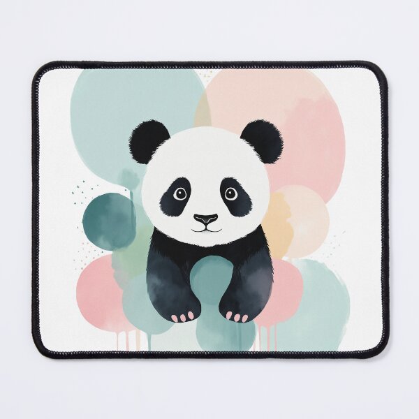 Item preview, Colorful Cute Panda designed and sold by HUMORONCOTTON.