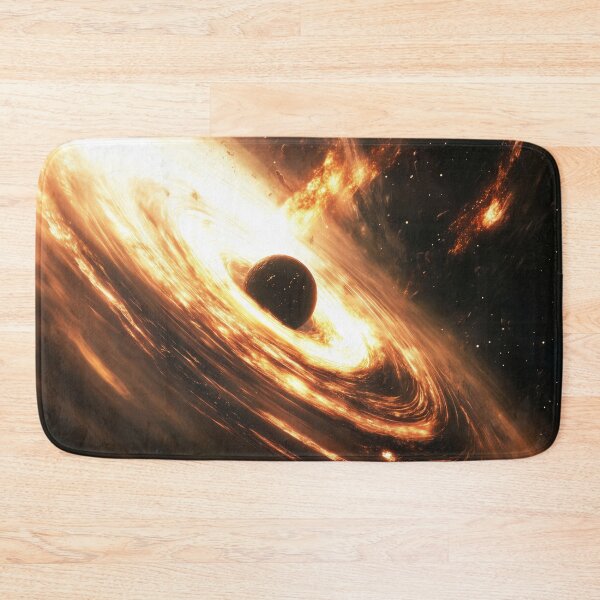 Item preview, Black Hole Surrounded by Fiery Cosmic Energy designed and sold by lematworks.