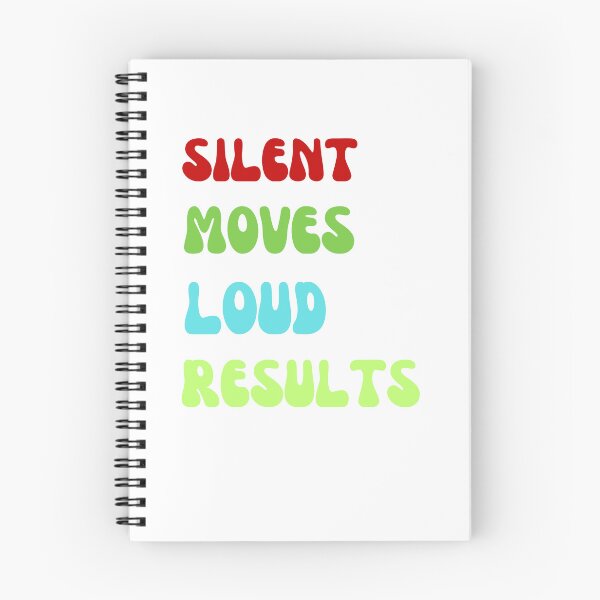 Item preview, Silent moves loud results designed and sold by ladylalitafanta.