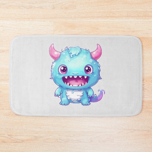 Item preview, Cute Blue Monster Kawaii  designed and sold by Juana-.