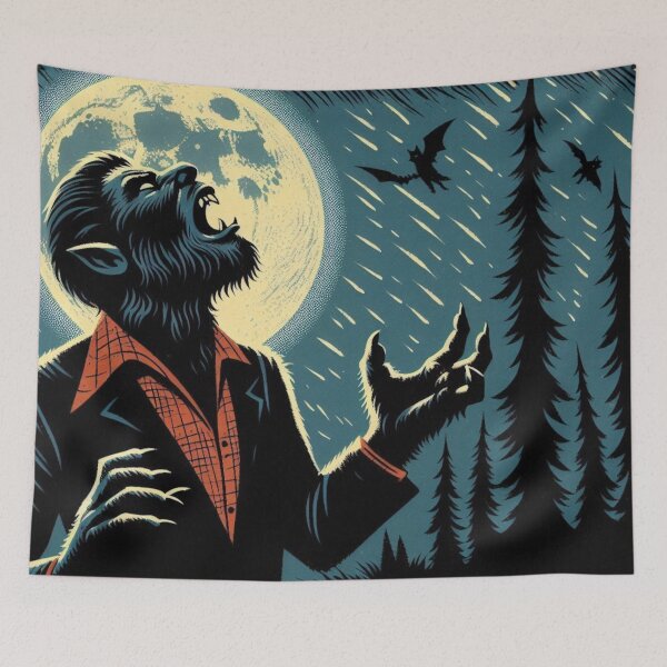 Item preview, Werewolf Howling designed and sold by PennyOz @ Skipton Studioz.