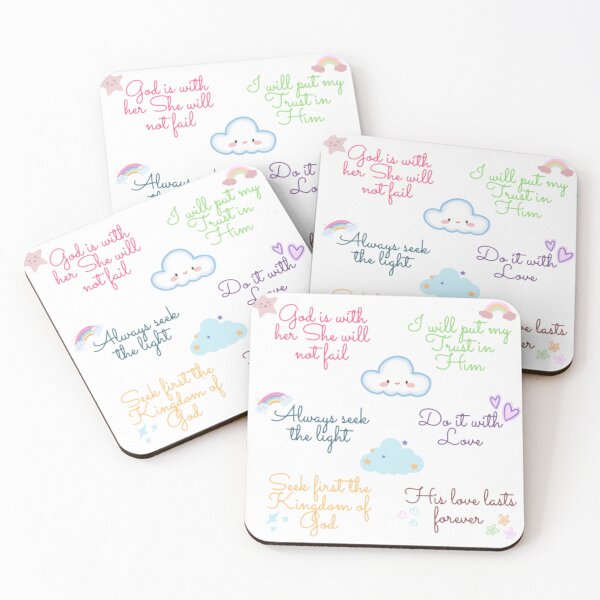 Item preview, Six Promising Bible verse with asethetic designs, pictures and colours designed and sold by Crazy-art-land.