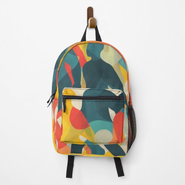 Item preview, Colorful Crowd Walking Silhouettes designed and sold by brandway.
