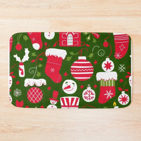 Item preview, Festive pattern with Christmas motifs. designed and sold by MyHappyArtShop.