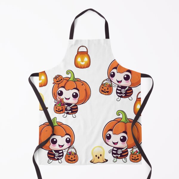 Item preview, Adorable Microbes in Festive Halloween Costumes – Pumpkin, Skeleton Fun designed and sold by AdoraSticks.