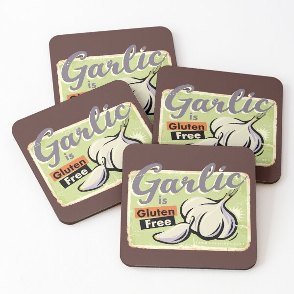 Item preview, "Garlic is Gluten-free" t shirt design series designed and sold by MyGluteesFree77.