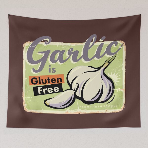 Item preview, "Garlic is Gluten-free" t shirt design series designed and sold by MyGluteesFree77.