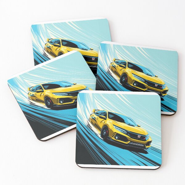 Item preview, 2018 Honda Civic Type R FK8 Phoenix Yellow designed and sold by motomojo69.