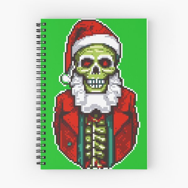 Item preview, Christmas in October - Halloween Santa Skeleton Design designed and sold by FunnyFarmDesign.