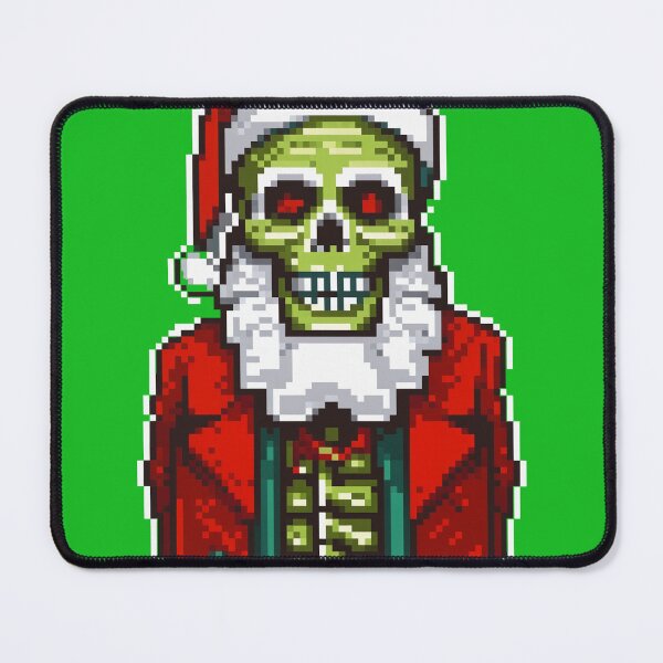 Item preview, Christmas in October - Halloween Santa Skeleton Design designed and sold by FunnyFarmDesign.