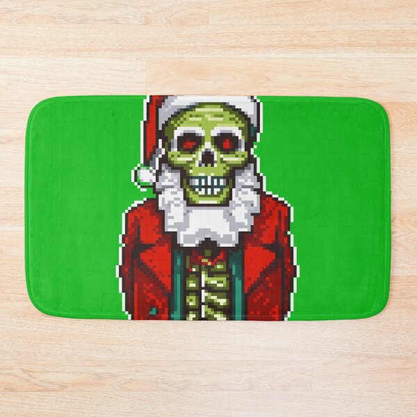 Item preview, Christmas in October - Halloween Santa Skeleton Design designed and sold by FunnyFarmDesign.