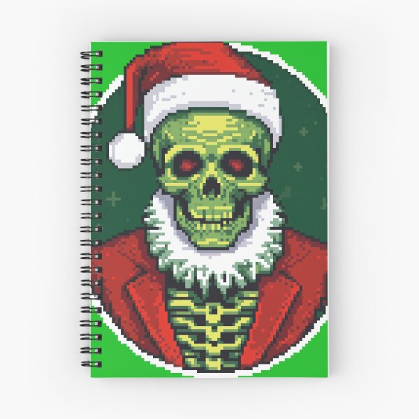 Item preview, Christmas in October - Halloween Santa Skeleton Design designed and sold by FunnyFarmDesign.