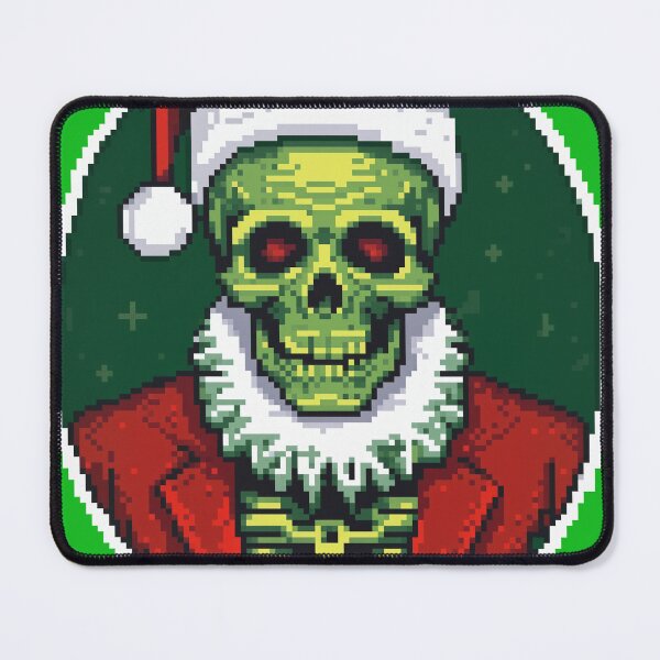 Item preview, Christmas in October - Halloween Santa Skeleton Design designed and sold by FunnyFarmDesign.
