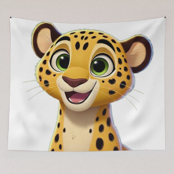 Item preview, Playful Leopard Cub: The Spotted Joy of the Jungle designed and sold by aunins7.