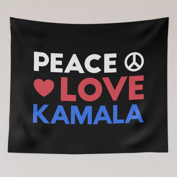 Item preview, Peace Love Kamala I - Kamala Harris For President designed and sold by Lemon Pepper.