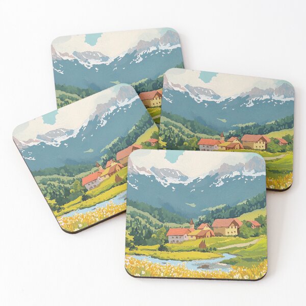Item preview, Alpine Village in Bloom designed and sold by nshaltiel.