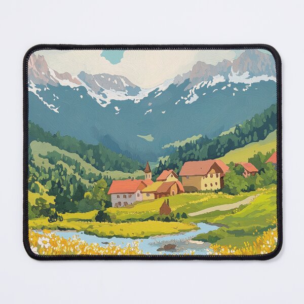Item preview, Alpine Village in Bloom designed and sold by nshaltiel.