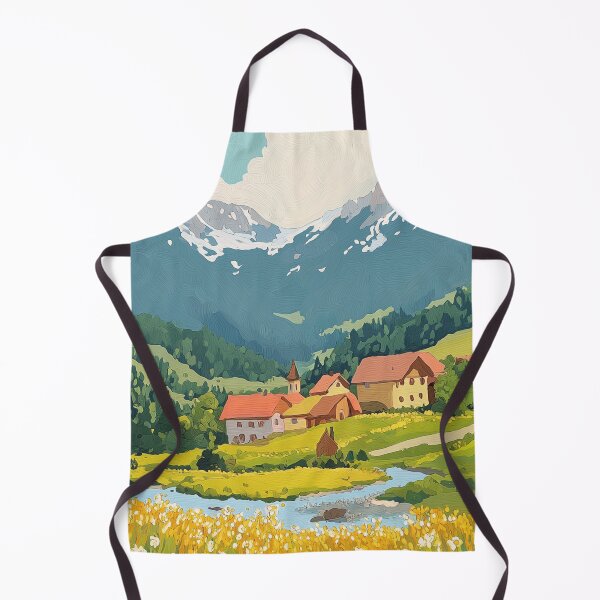 Item preview, Alpine Village in Bloom designed and sold by nshaltiel.
