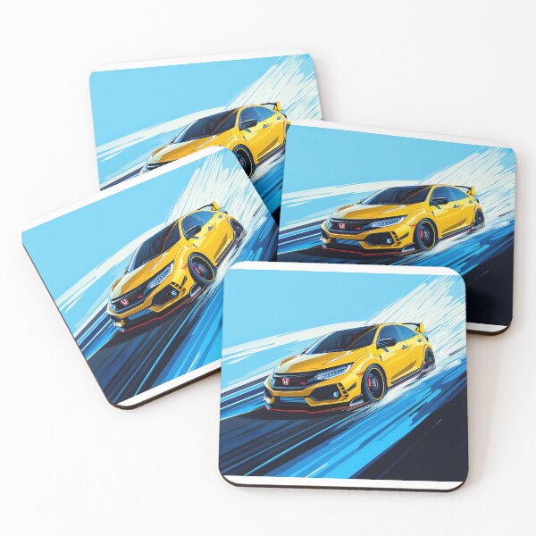 Item preview, 2019 Honda Civic Type R FK8 Phoenix Yellow designed and sold by motomojo69.