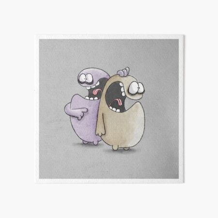 Headlock Art Board Print