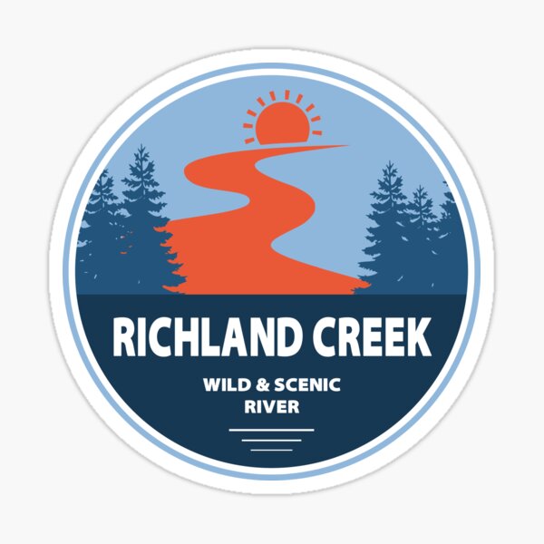 Richland Creek Arkansas Wild And Scenic River Sticker