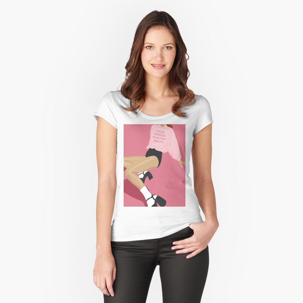 Item preview, Fitted Scoop T-Shirt designed and sold by elebea.