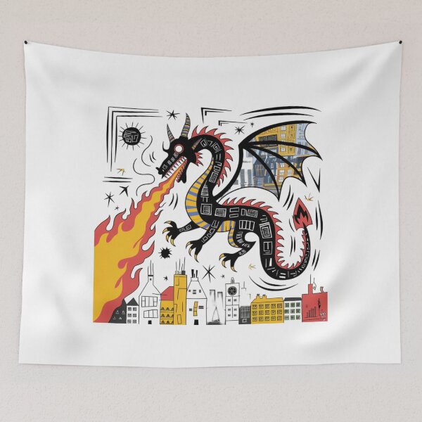 Item preview, Dragon, fire, mythical, funnyfits70, Humor, Funny,  designed and sold by FunnyFits70.