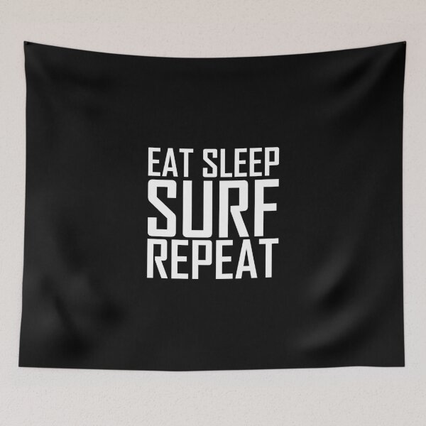 Artikelvorschau, EAT SLEEP SURF REPEAT entworfen und verkauft von mtsdesign.