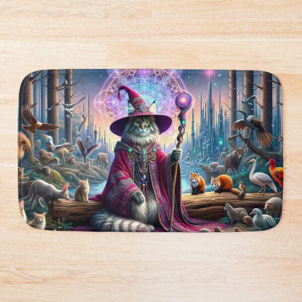 Item preview, Wizard Cat designed and sold by M-Y-A-R-T-.