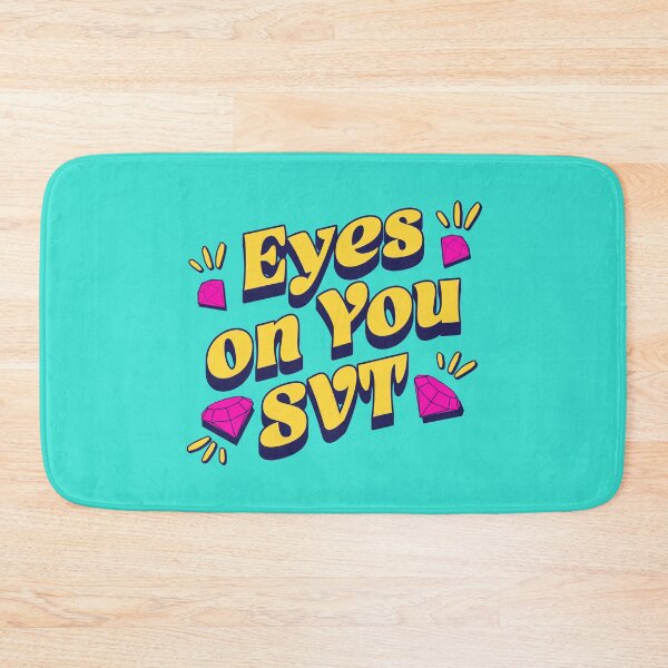 Item preview, SVT Seventeen eyes on me carat kpop Morcaworks typography designed and sold by Morcawork.
