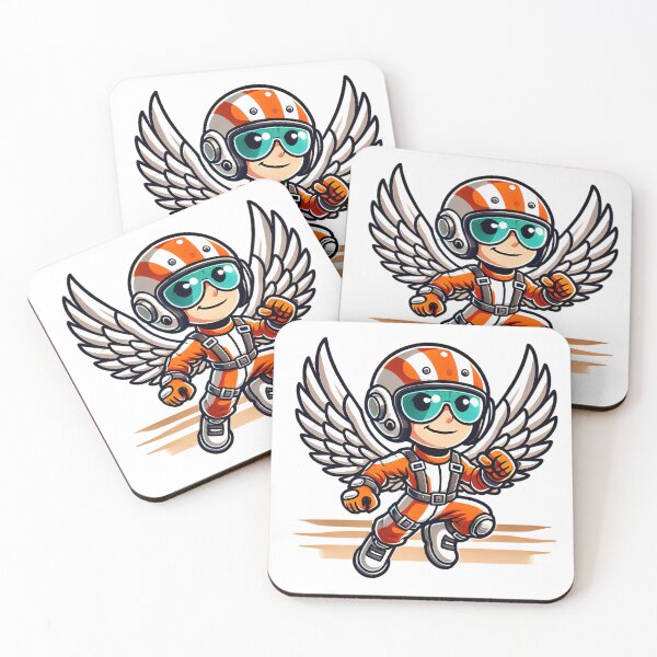 Item preview, Winged Racer Ready for Adventure. designed and sold by Linework Studio.