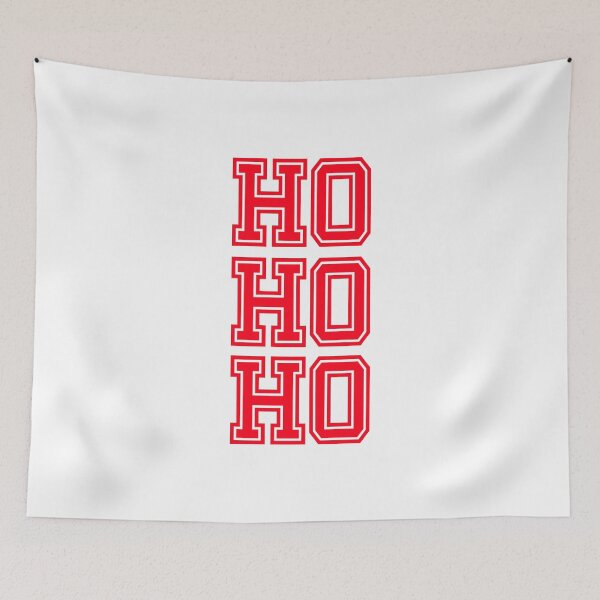 Item preview, Ho Ho Ho Christmas Varsity Word Art designed and sold by OneThreeSix.