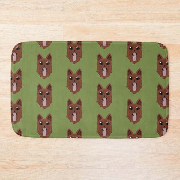 Item preview, Illustration of red Eurasier dog face designed and sold by Knytt.