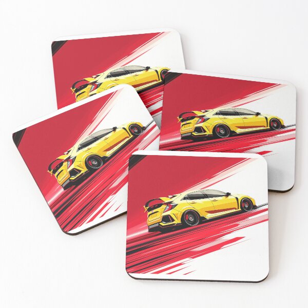 Item preview, 2019 Honda Civic Type R FK8 Phoenix Yellow designed and sold by motomojo69.