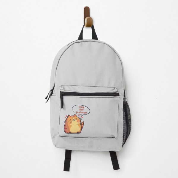 Item preview, Tiny But In Charge Cute Orange Cat Deesign designed and sold by KeepYourCatFat.