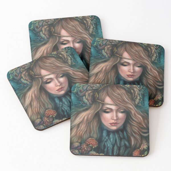 Item preview, Gems of Autumn - Fairy Woman in Fall Flowers designed and sold by Tiffany Toland-Scott.