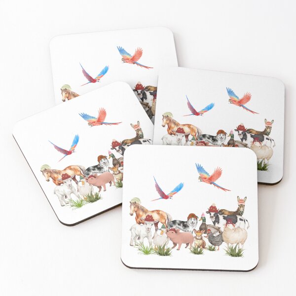 Item preview, Farm Animals Farmer Gift For Horse Cow Pig Dog Owner Animal Lover designed and sold by CCKimShop.