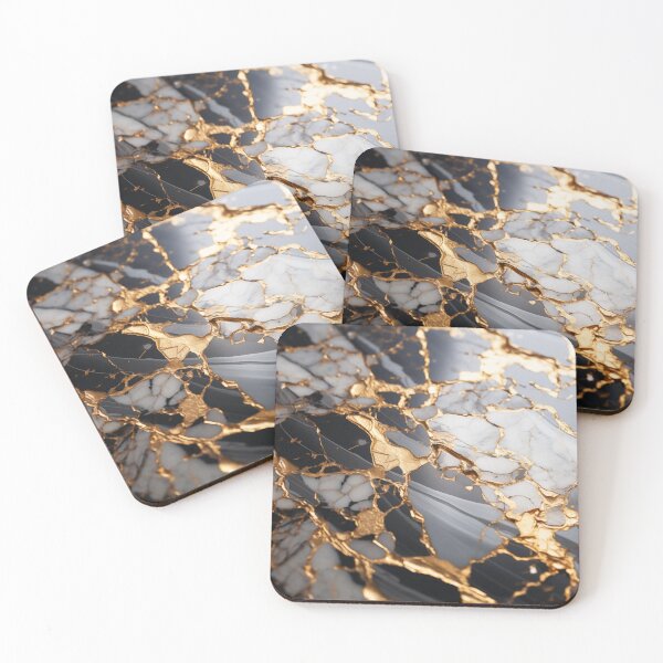 Item preview, Golden Repairs: The Art of Kintsugi - White and Black, Gold designed and sold by lematworks.