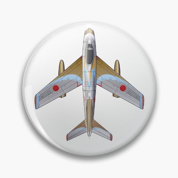Item preview, JASDF F-86F "TENRYU" Sabre Fighter Jet HD 4C Illustration designed and sold by MIL-ART-JPN.