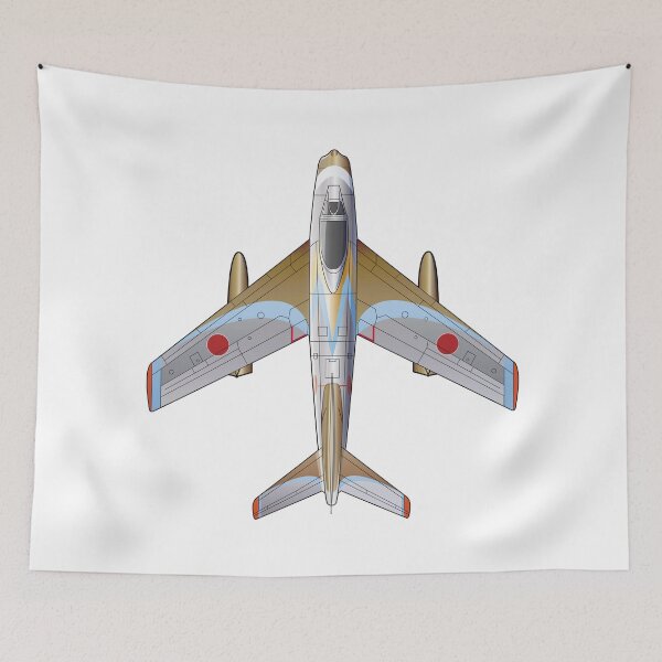 Item preview, JASDF F-86F "TENRYU" Sabre Fighter Jet HD 4C Illustration designed and sold by MIL-ART-JPN.