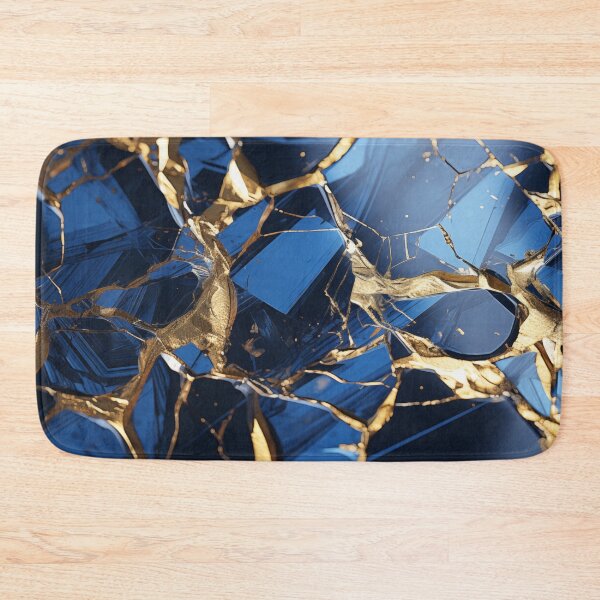 Item preview, Golden Repairs: The Art of Kintsugi - Blue and Gold designed and sold by lematworks.