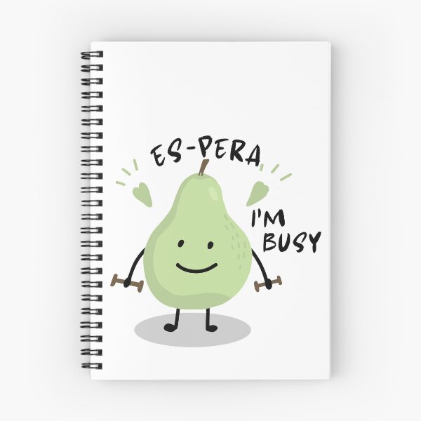 Item preview, UNA PERA OCUPADA "Es-pera" designed and sold by ZMaria.